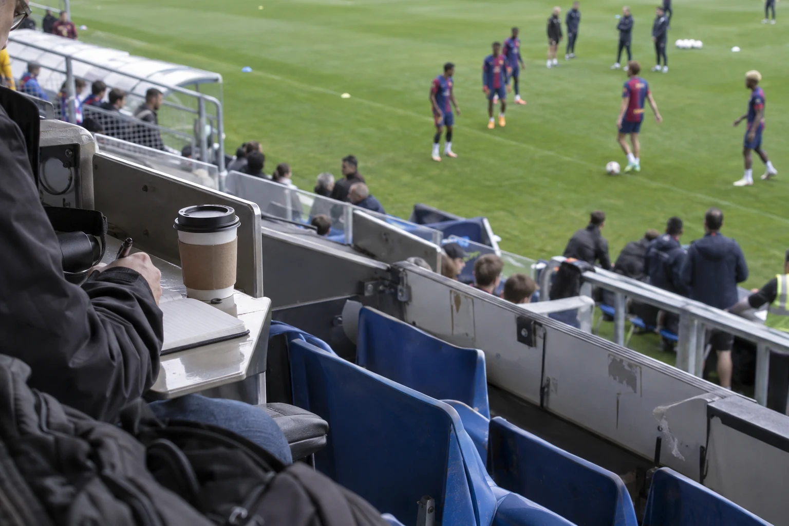 De Jong trente delvis med Barcelona-troppen før Getafe-kampen